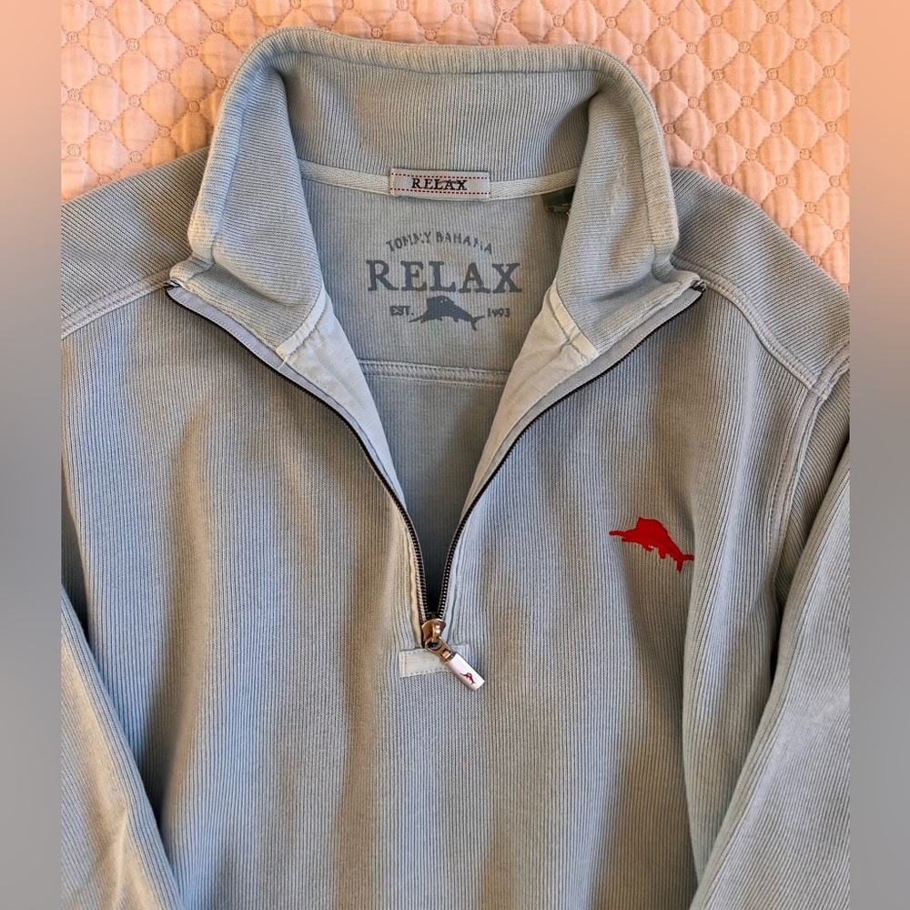 Tommy Bahama pullover half zip